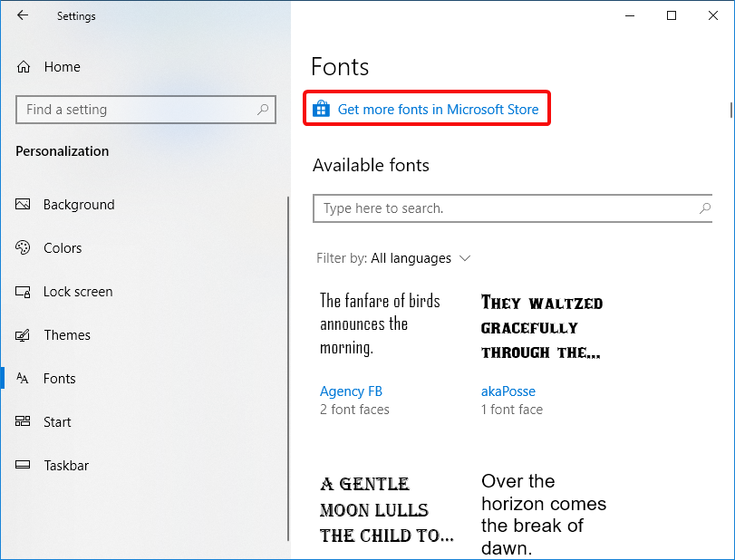 Как установить шрифты в windows 11