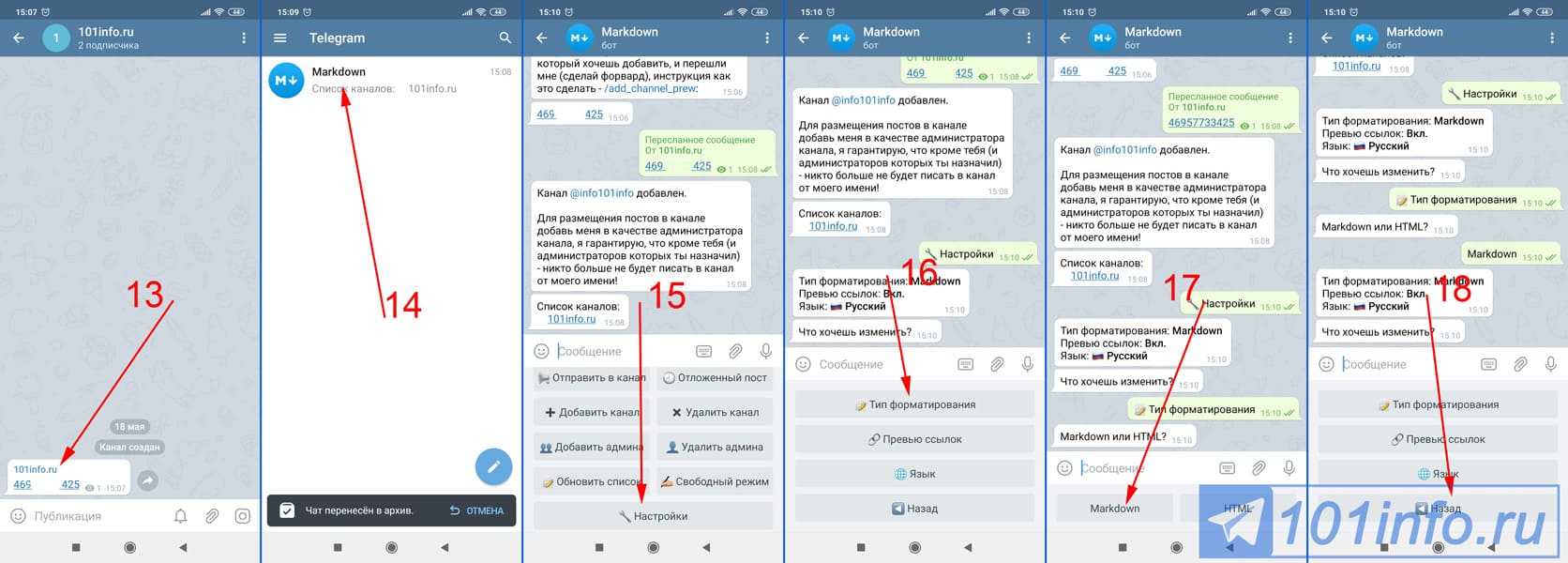 Telegram картинки не отображаются