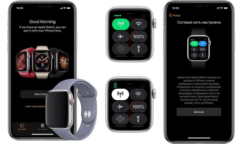 Как подключить к часам apple watch
