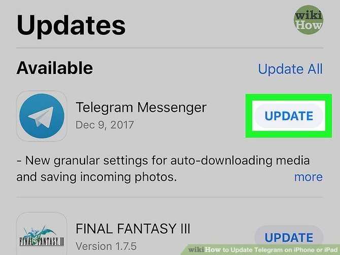 Как обновить приложение telegram до последней версии