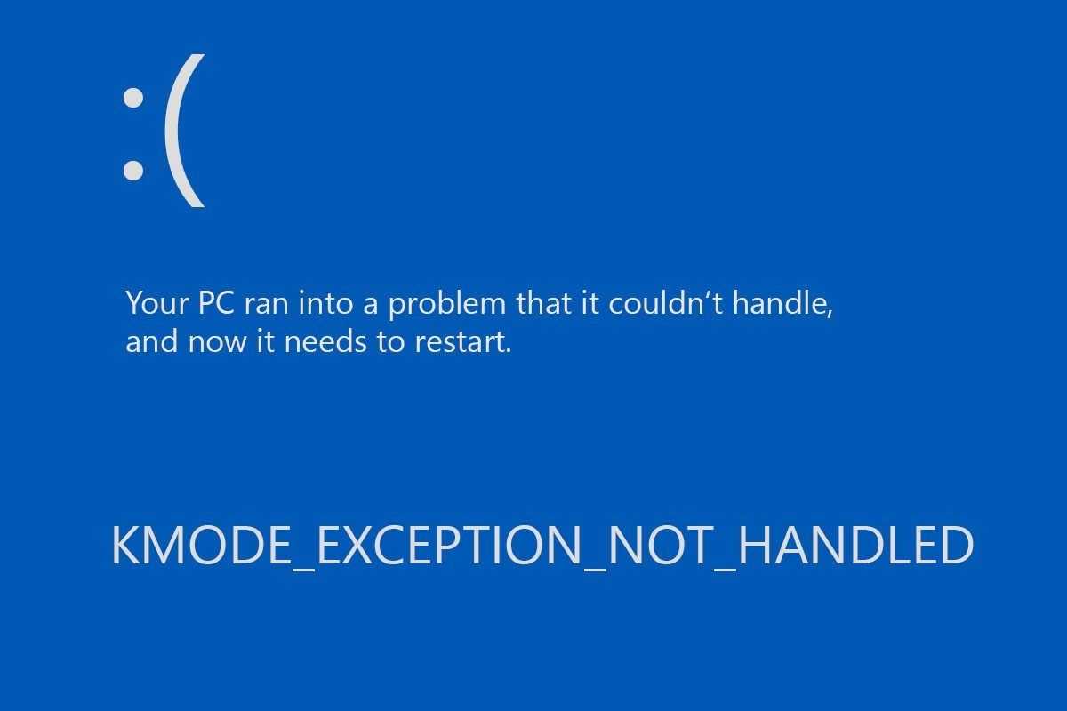 Management ошибка windows. Ошибка KMODE exception not Handled Windows 10. KMODE exception not Handled. KMODE_exception_not_Handled Windows 10. Ошибка KMODE.