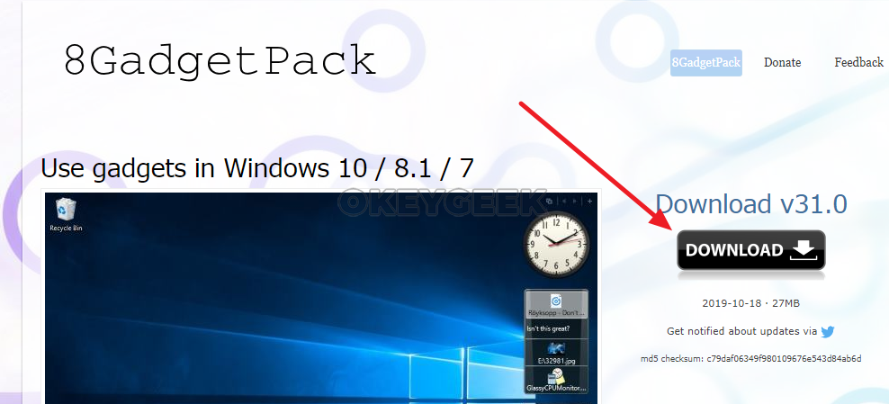 Как установить гаджет на windows 10. Виджет microsoft to do на рабочий стол windows 10. новости и интересы windows 10. pricedownclock_rus.gadget как установить.